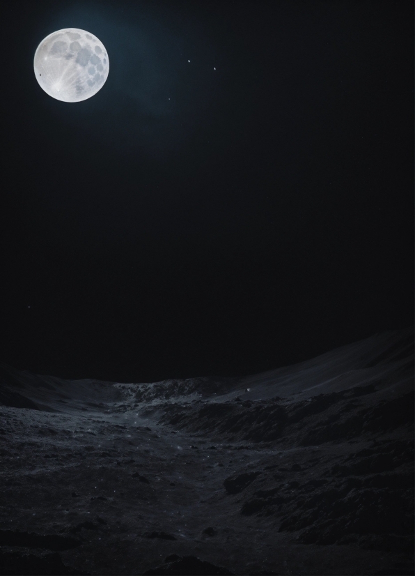 Moon, Sky, Full Moon, Water, Astronomical Object, Calm