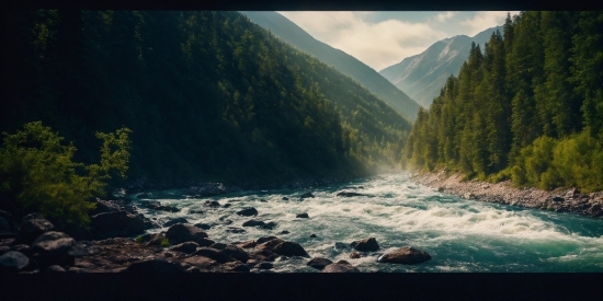 Motion Graphics Torrent, Water, Cloud, Water Resources, Mountain, Sky
