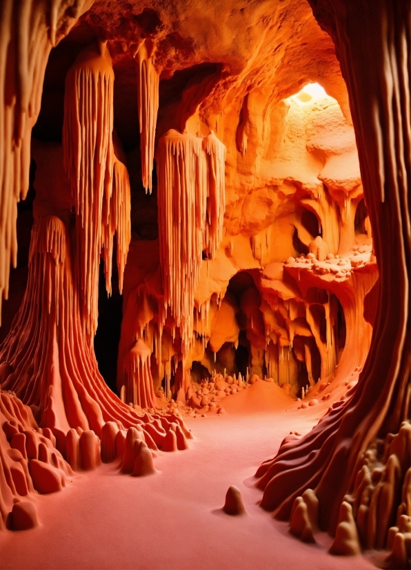Nature, Natural Environment, Cave, Stalagmite, Formation, Geological Phenomenon