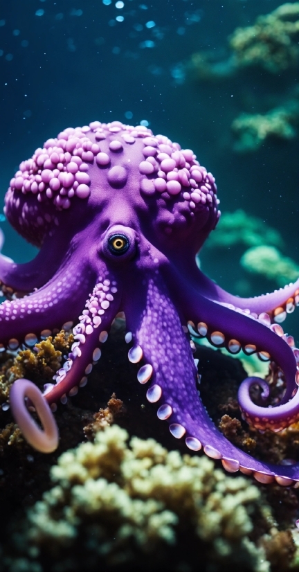 Octopus, Giant Pacific Octopus, Marine Invertebrates, Natural Environment, Organism, Cephalopod