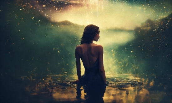 Pixray Ai Art, Hair, Cloud, Water, Atmosphere, Plant