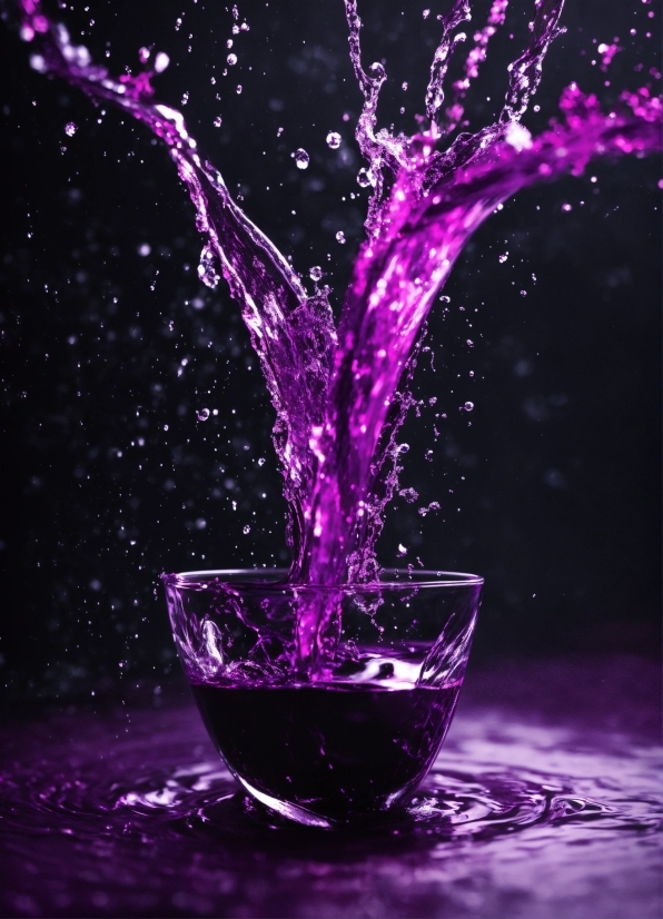 Plant, Drinkware, Water, Liquid, Tableware, Purple