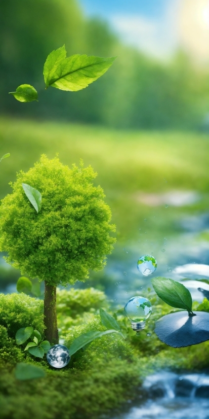 Plant, Liquid, Green, Leaf, Water, Natural Environment