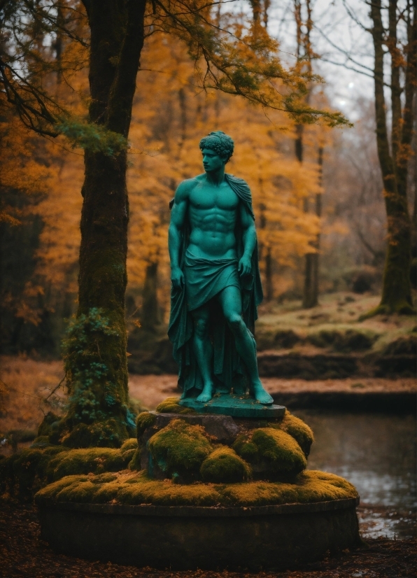 Plant, Water, Statue, Nature, Sculpture, Botany