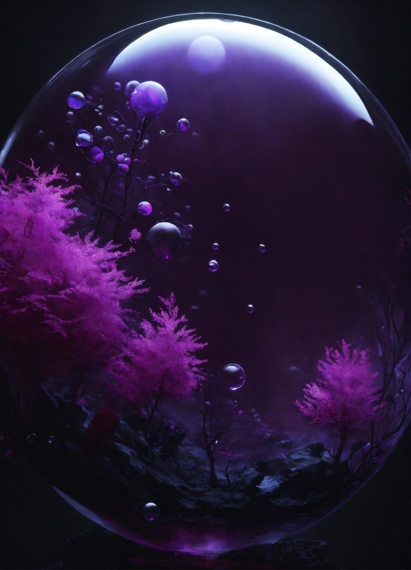 Purple, Art, Plant, Astronomical Object, Electric Blue, Circle