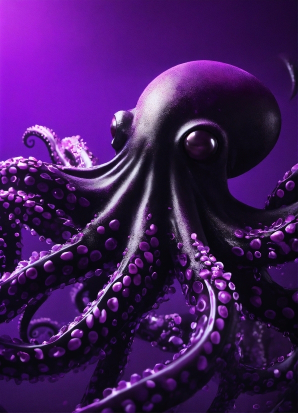 Purple, Marine Invertebrates, Cephalopod, Organism, Octopus, Violet