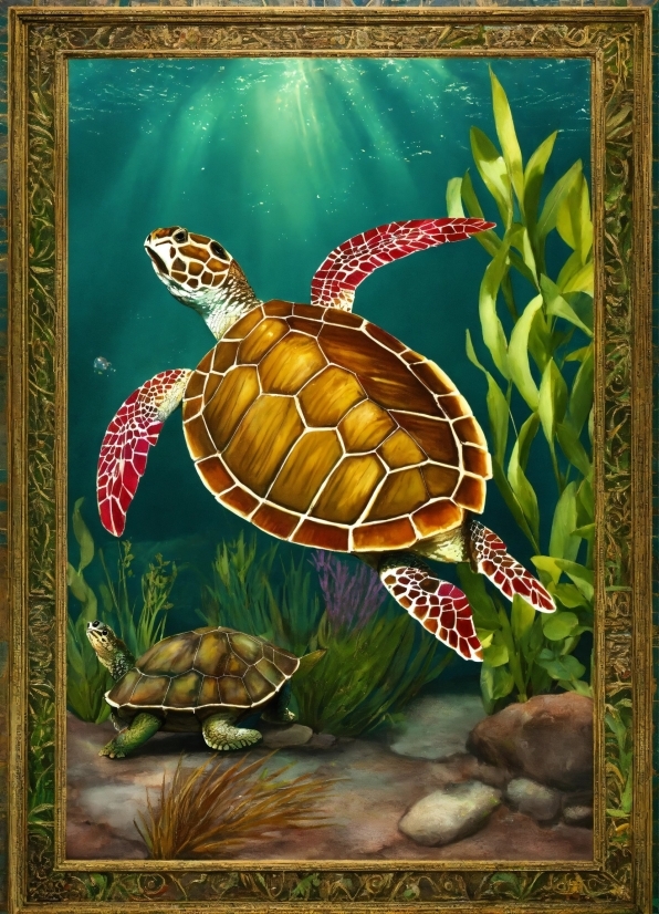 Reptile, Botany, Organism, Turtle, Poster, Pond Turtle
