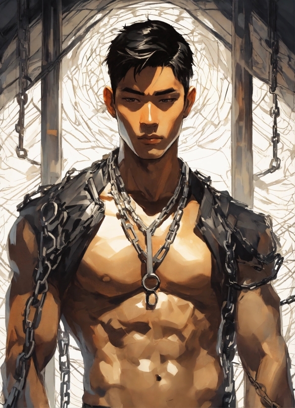Sleeve, Cool, Chest, Art, Fictional Character, Fashion Design