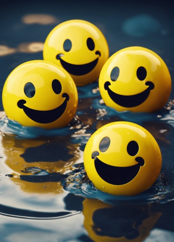 Smile, Water, Emoticon, Happy, Smiley, Ball