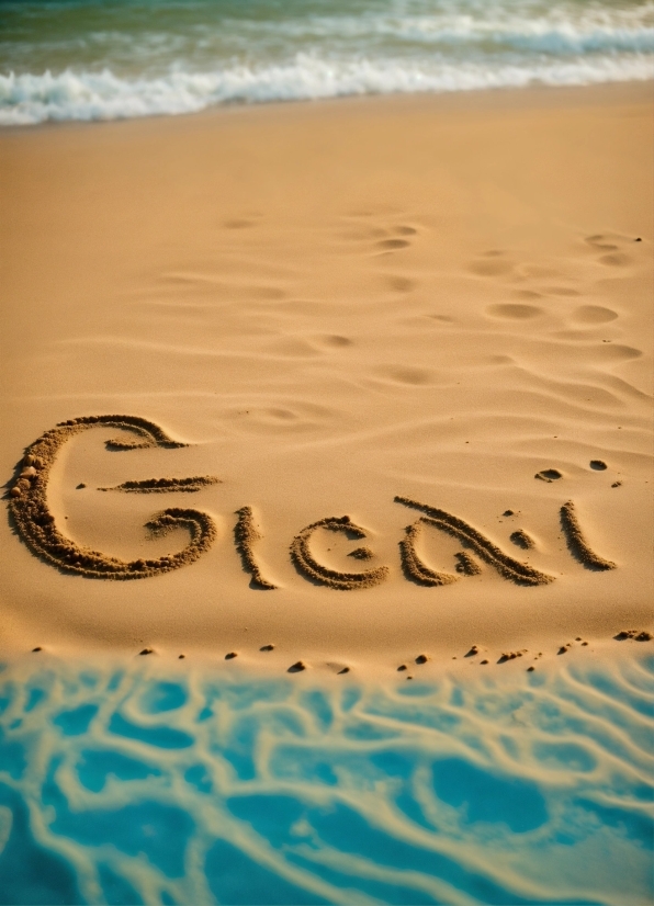 Sss Tiktok Watermark, Water, Azure, Beach, Natural Environment, Liquid