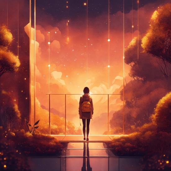 Stitch Wallpaper Cute, Atmosphere, Light, People In Nature, World, Plant