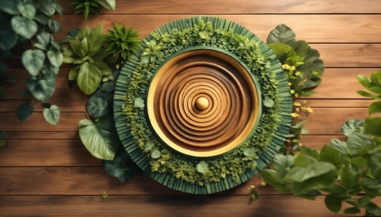 Tableware, Dishware, Plant, Leaf Vegetable, Wood, Terrestrial Plant