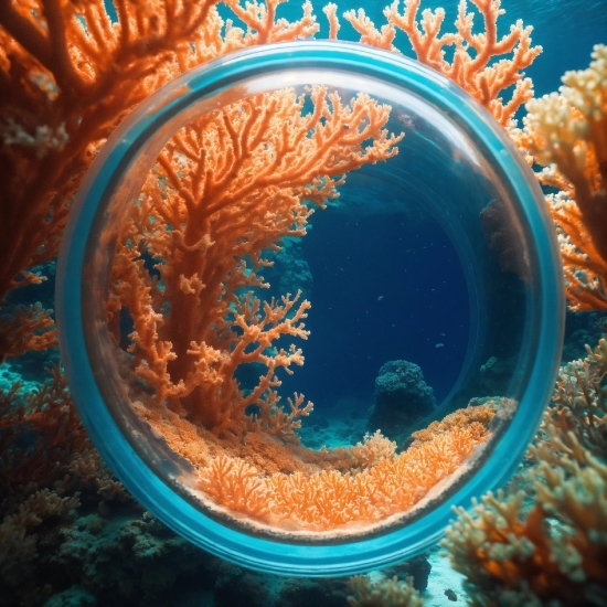 Underwater, Blue, Azure, Organism, Marine Biology, Water