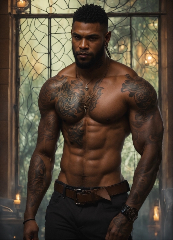 Vikings Wallpaper 4k, Bodybuilder, Shoulder, Muscle, Beard, Bodybuilding