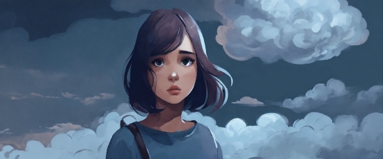Vladilena Miliz? Wallpaper, Nose, Hairstyle, Azure, Cloud, Eyelash