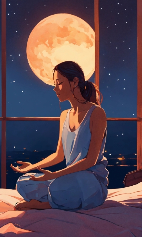 Wallpaper Gif Pc, Moon, Flash Photography, Art, Thigh, Knee