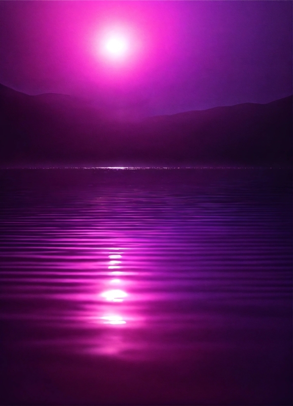 Water, Atmosphere, Sky, Purple, Nature, Liquid