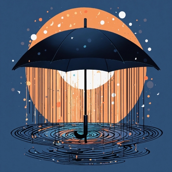 Water, Blue, Umbrella, World, Font, Line