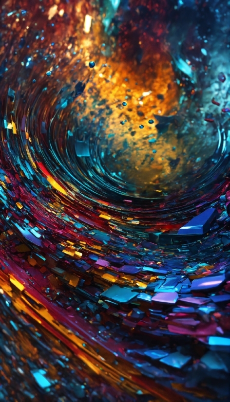 Water, Colorfulness, Liquid, Fluid, Art, Circle