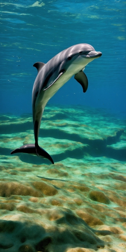 Water, Common Dolphins, Fin, Fluid, Liquid, Dolphin