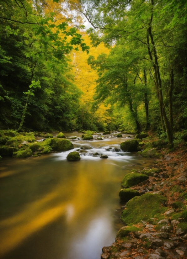 Water, Ecoregion, Fluvial Landforms Of Streams, Natural Landscape, Branch, Tree
