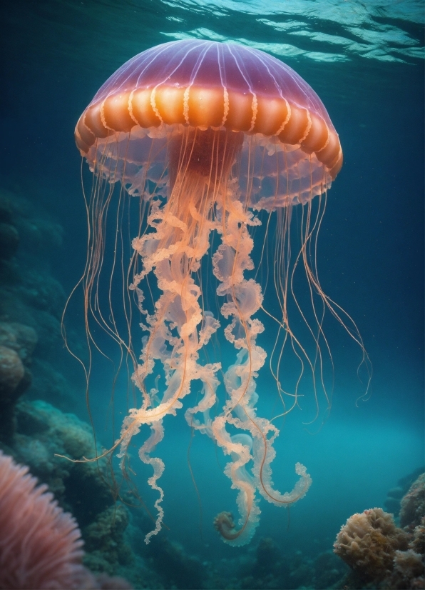 Water, Jellyfish, Liquid, Marine Invertebrates, Light, Bioluminescence