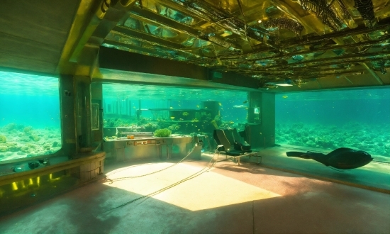 Water, Leisure, Underwater, Electric Blue, Aquarium, Event