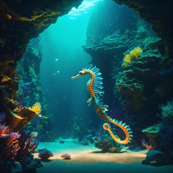Water, Light, Nature, Underwater, Organism, Syngnathiformes