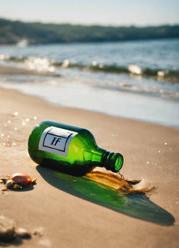 Water, Liquid, Beach, Bottle, Body Of Water, Beer