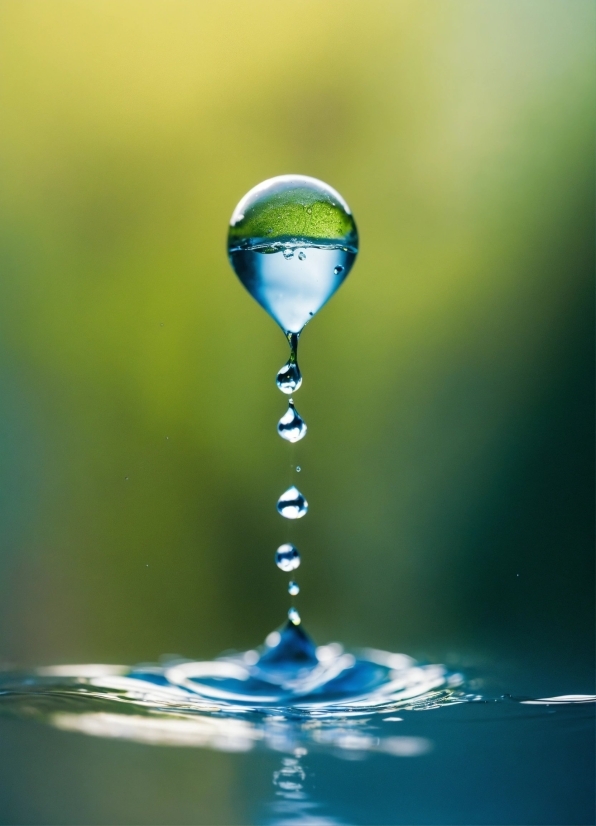 Water, Liquid, Blue, Fluid, Natural Landscape, Liquid Bubble