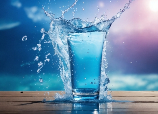 Water, Liquid, Drinkware, Blue, Azure, Drinking Water