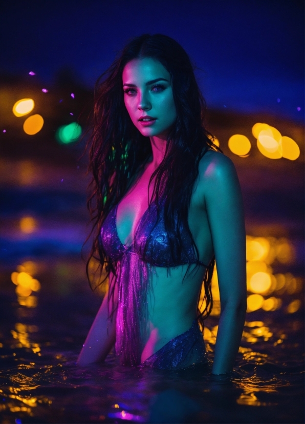 Water, Liquid, Muscle, Purple, Azure, Flash Photography