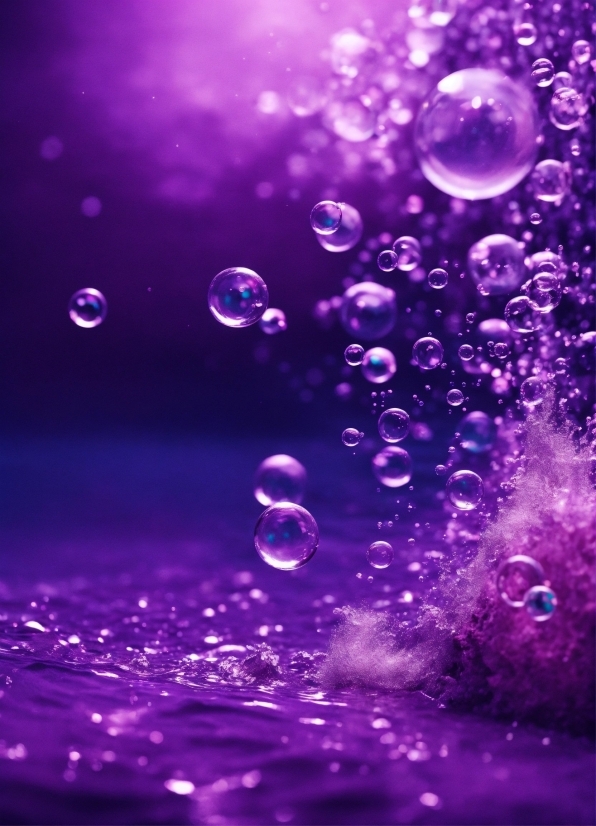 Water, Liquid, Purple, Azure, Fluid, Violet