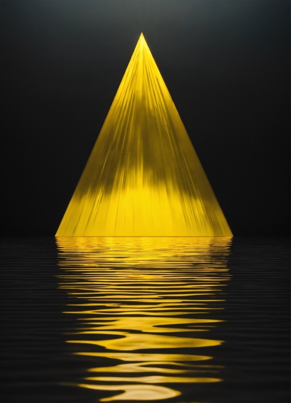 Water, Liquid, Sky, Triangle, Tints And Shades, Cone
