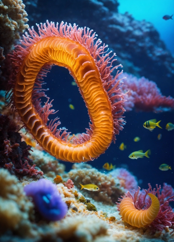 Water, Marine Invertebrates, Natural Environment, Underwater, Organism, Orange