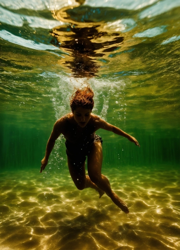 Water, People In Nature, Swimwear, Happy, Body Of Water, Underwater