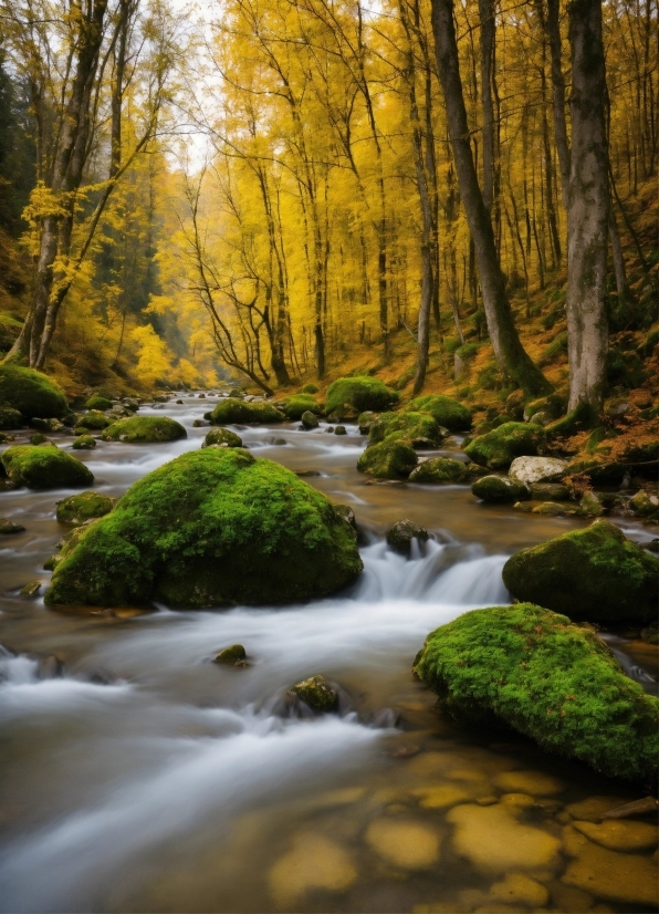 Water, Plant, Ecoregion, Fluvial Landforms Of Streams, Natural Landscape, Spring