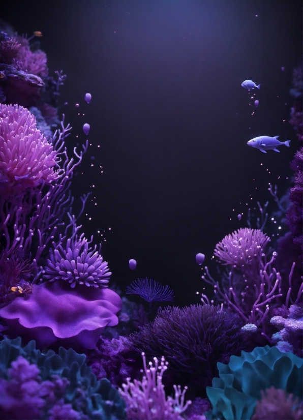 Water, Plant, Purple, Underwater, Natural Environment, Botany