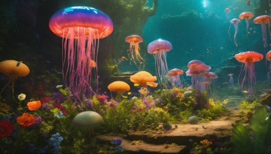 Water, Plant, Vertebrate, Jellyfish, World, Marine Invertebrates
