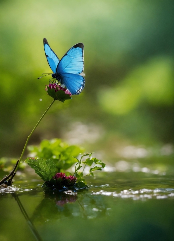 Water, Pollinator, Insect, Butterfly, Plant, Liquid
