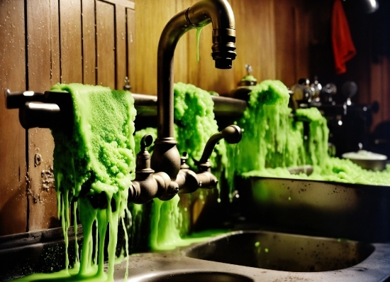 Water, Tap, Sink, Green, Fluid, Plumbing Fixture