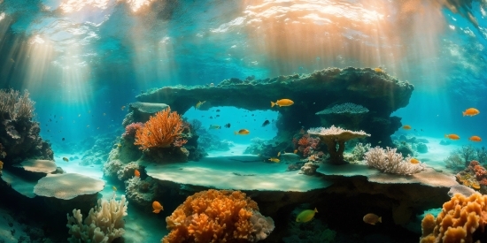 Water, Underwater, Azure, Fluid, Organism, Marine Biology