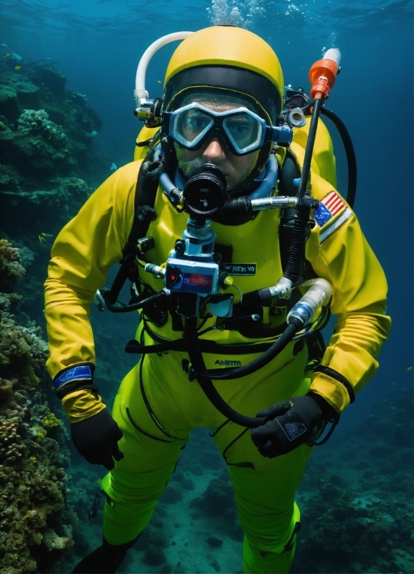 Water, Underwater Diving, Divemaster, Diving Equipment, Fluid, Oxygen Mask