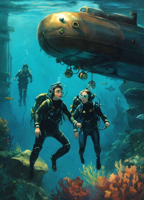 Water, Underwater Diving, Divemaster, Scuba Diving, Underwater, Aircraft