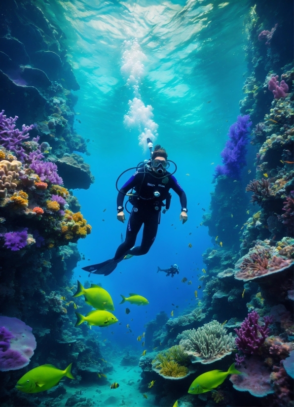 Water, Underwater Diving, Divemaster, Scuba Diving, Vertebrate, Diving Equipment
