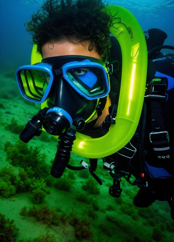 Water, Underwater Diving, Diving Equipment, Divemaster, Scuba Diving, Green