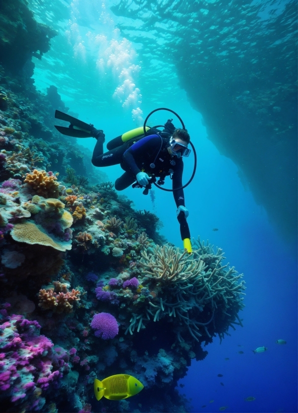 Water, Underwater Diving, Scuba Diving, Divemaster, Diving Equipment, Oxygen Mask