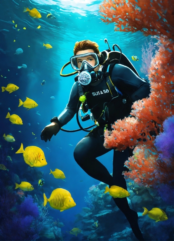 Water, Underwater Diving, Vertebrate, Scuba Diving, Underwater, Divemaster