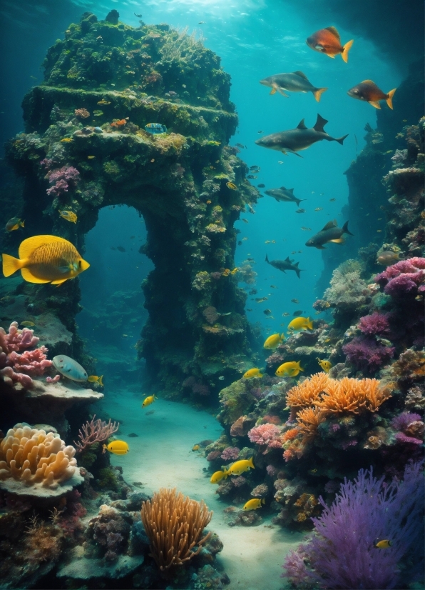 Water, Underwater, Natural Environment, Fluid, Organism, Coastal And Oceanic Landforms