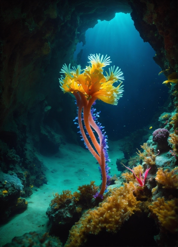 Water, Underwater, Organism, Plant, Marine Invertebrates, Coastal And Oceanic Landforms